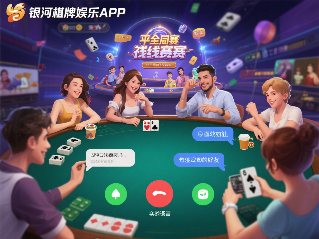除了游戏本身，银河棋牌娱乐APP还注重社交功能的打